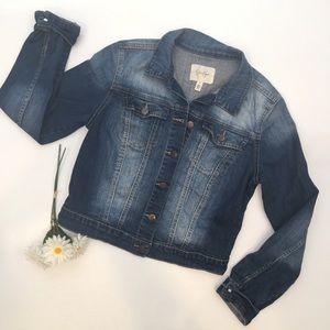 Jessica Simpson Blue Jean Denim Jacket M